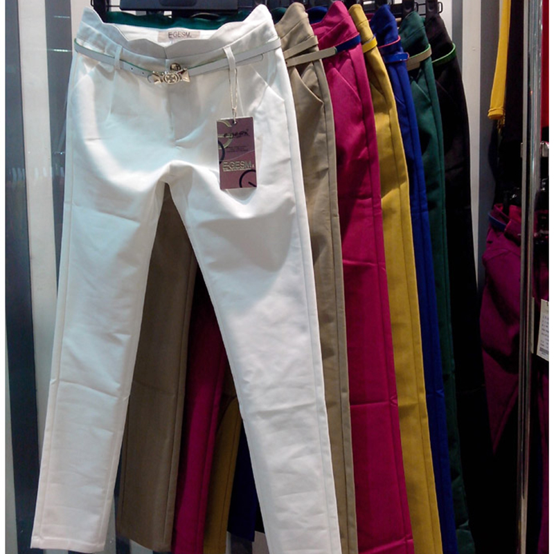 *女士褲 女裝休閑褲子 修身顯瘦彈性好 新款女裝商務(wù)褲