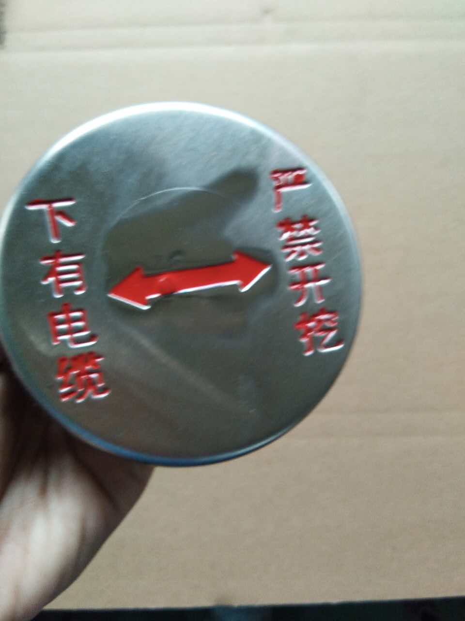 不銹鋼燃?xì)馔ㄐ啪€纜電纜路徑管道走 走向牌， 走向牌，地下線路標(biāo)識(shí)牌 走向牌，地下線路標(biāo)識(shí)牌，標(biāo)志牌