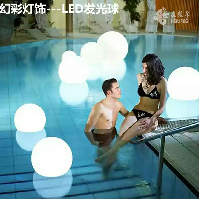 海粒子小夜燈太陽能LED防水發(fā)光球燈