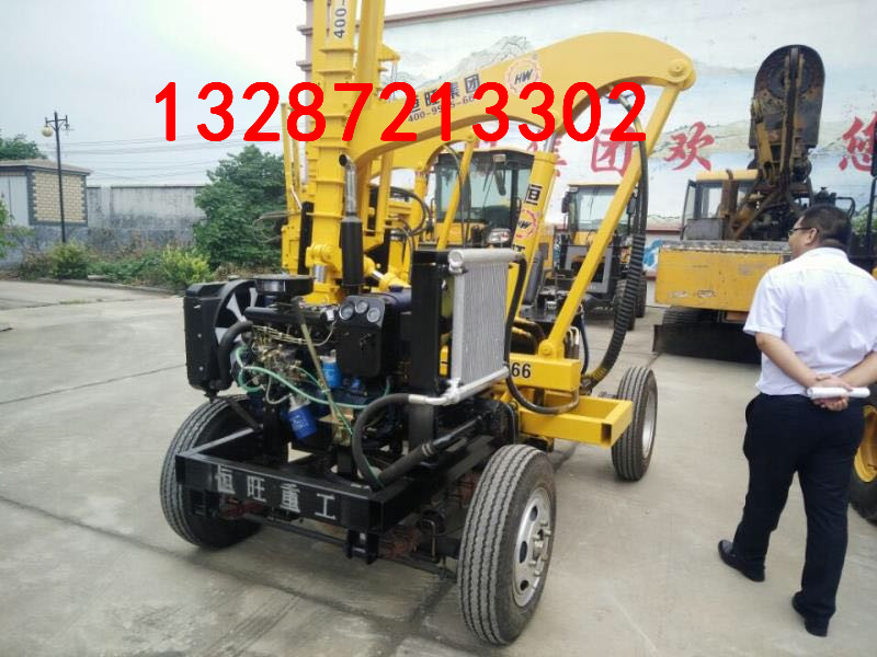 波形護(hù)欄打樁機(jī)公路護(hù)欄打樁機(jī) 護(hù)欄鉆孔機(jī)一體機(jī)