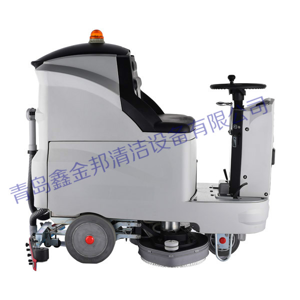 商場(chǎng)車庫電動(dòng)駕駛式洗地車擦地車