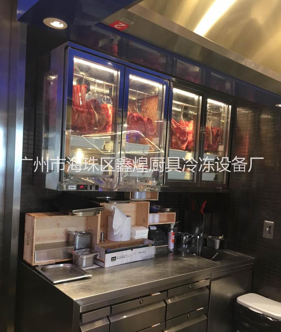 風(fēng)冷式牛肉牛扒排酸柜掛墻柜羊肉冷藏柜