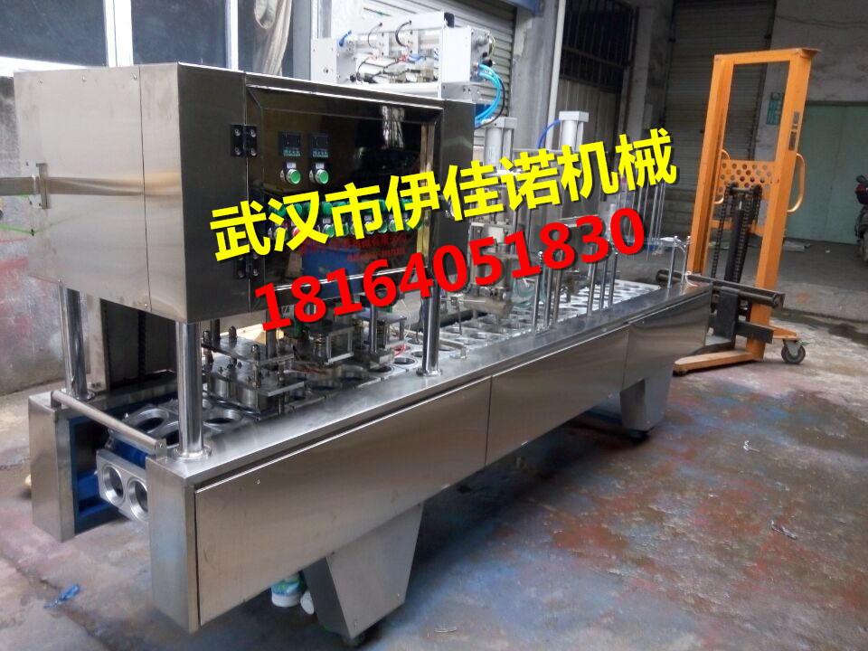 全自動酸奶灌裝封口機 瓶裝牛奶自動封口機