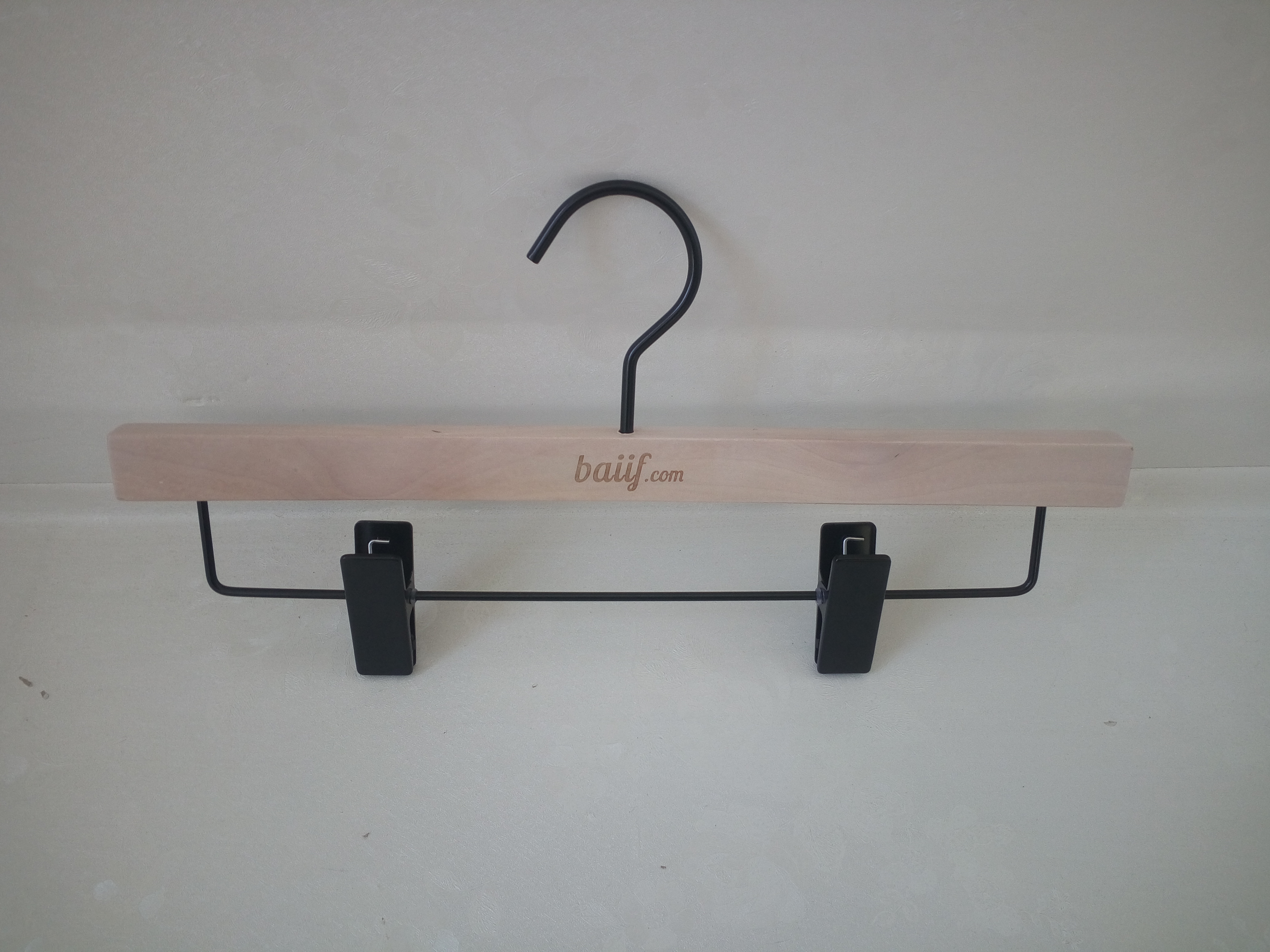 木衣架廠家直銷 植絨木衣架/櫸木衣架