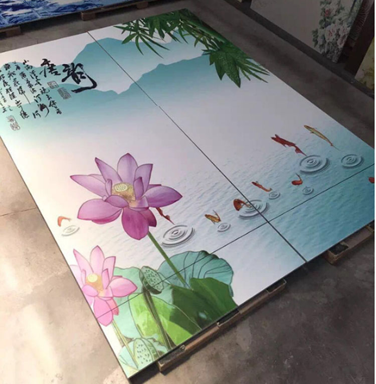 背景墻uv打印機(jī)2516平板打印