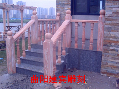 石欄桿,漢白玉石欄桿,石雕陽臺(tái)柱