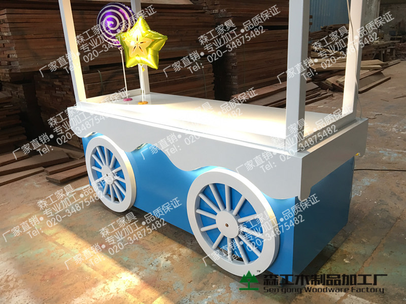 廣州戶外實(shí)木流動缽仔糕售貨車定制