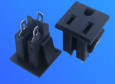 陽琦供應(yīng)ST-A02-002K三孔UL安規(guī)美式電源母座，美規(guī)母座，美式插座
