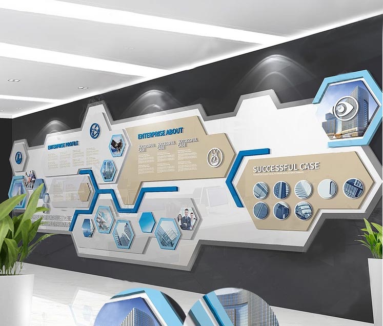 文化墻設計 LOGO墻設計