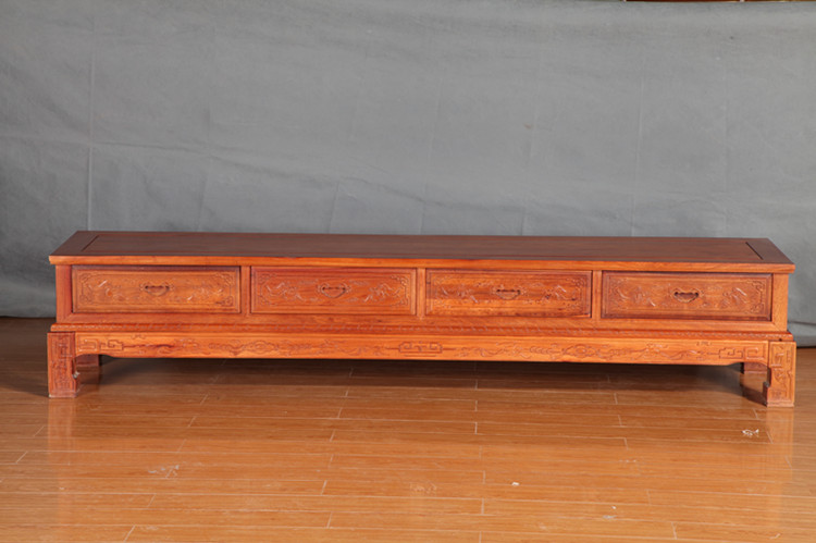 供應上海東陽木雕生產廠家 廠家直銷紅木家具電視柜批發(fā)非洲花梨木緬花古典家具批量生產