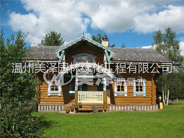 靈溪木屋別墅廠家防腐木私家花園質(zhì)量怎么樣