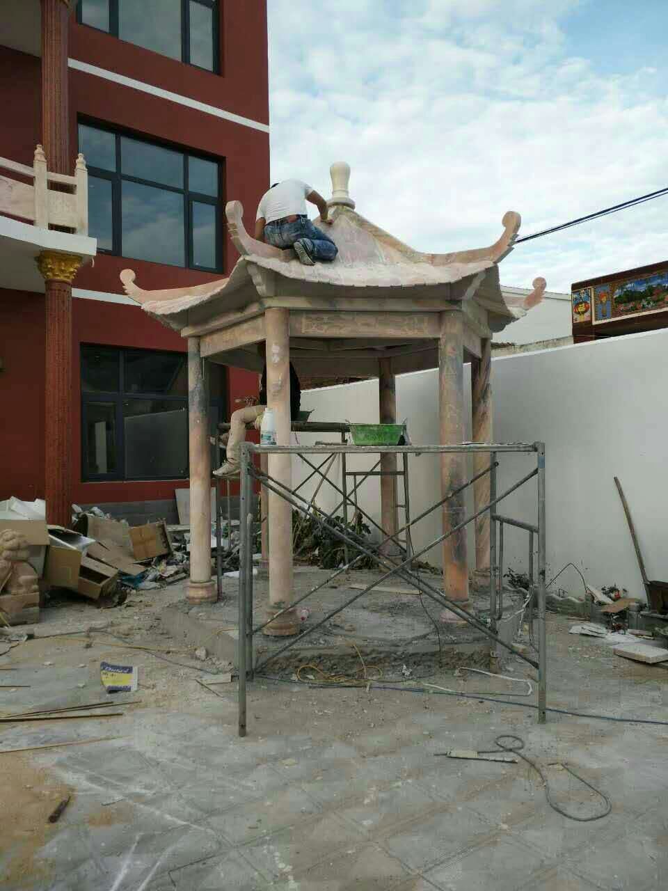 塑鋼木屋施工  上海諧積園林信譽好