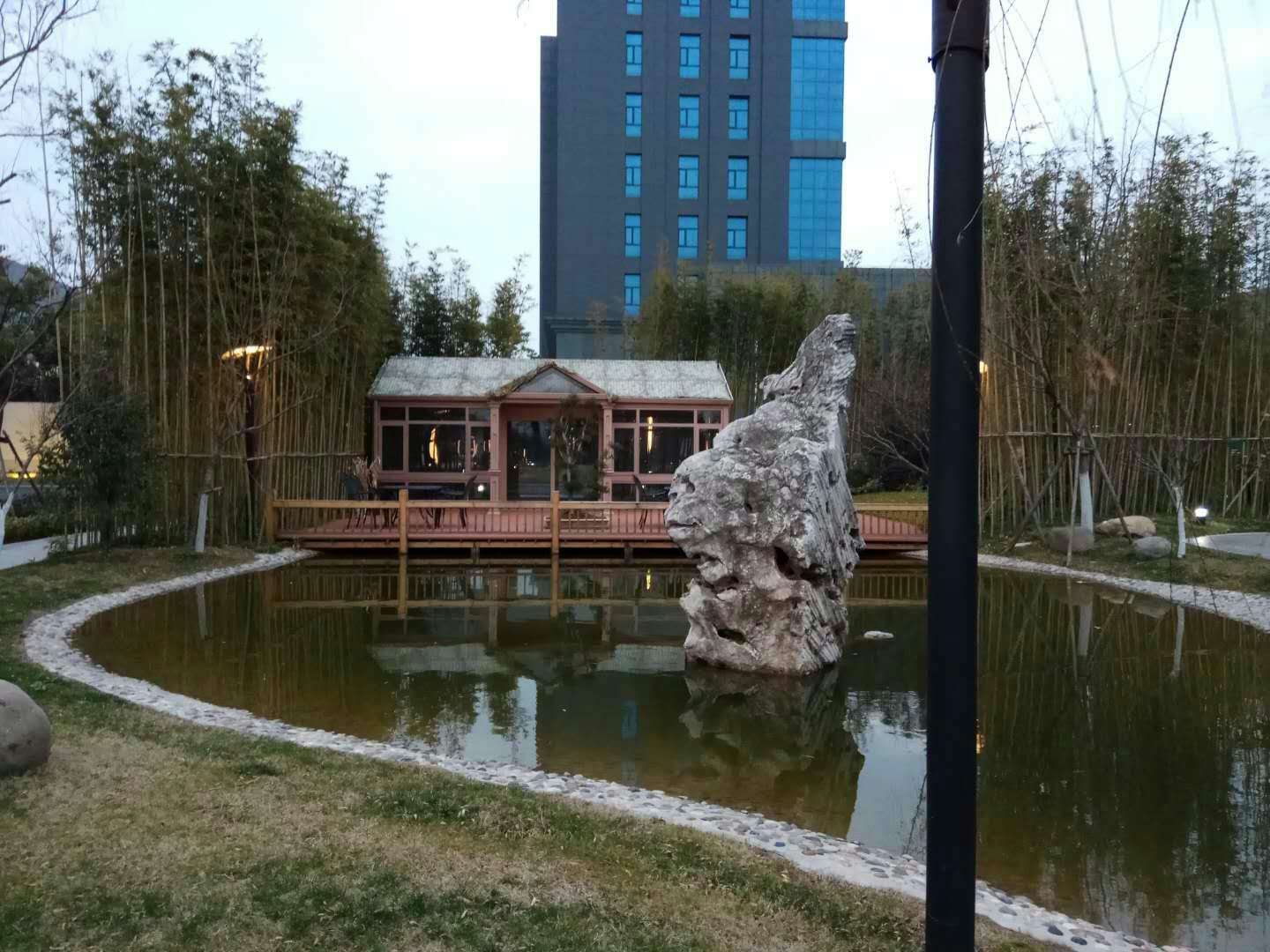 塑鋼木屋施工  上海諧積園林信譽好