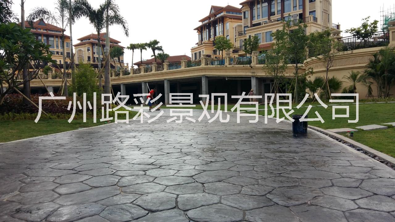 壓印地坪.灌漿料 生態(tài)透水地坪.彩壓印地坪.灌漿料