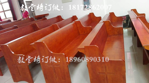 教堂椅生產(chǎn)訂做實木教堂椅批發(fā)