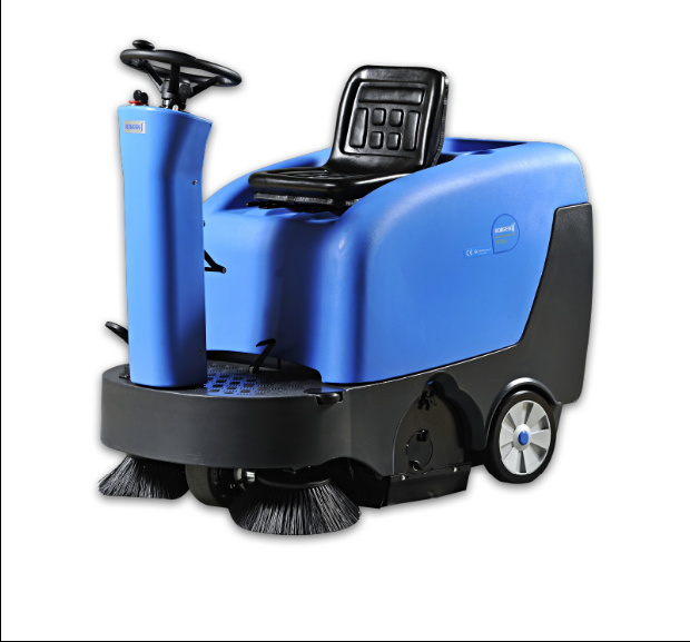 工廠物業(yè)電瓶式掃地車道路清掃車  容恩駕駛式掃地機R-QQS 容恩R-QQS駕駛式掃地機