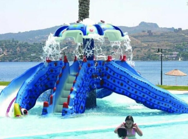 水上樂園設(shè)備廠家、章魚滑梯、水上游樂設(shè)施