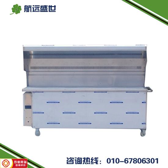 臥式烤羊腿機(jī)器|無(wú)煙燃?xì)饪狙蚺艩t