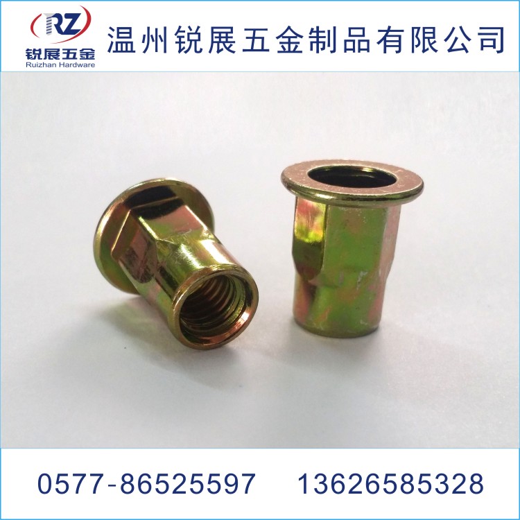 溫州廠家直銷鉚螺 碳鋼平頭半六角 拉鉚螺母 碳鋼鉚螺母 不銹鋼鉚螺母 鋁鉚螺母 家具螺絲 碳鋼平頭半六角 拉鉚螺母 拉帽