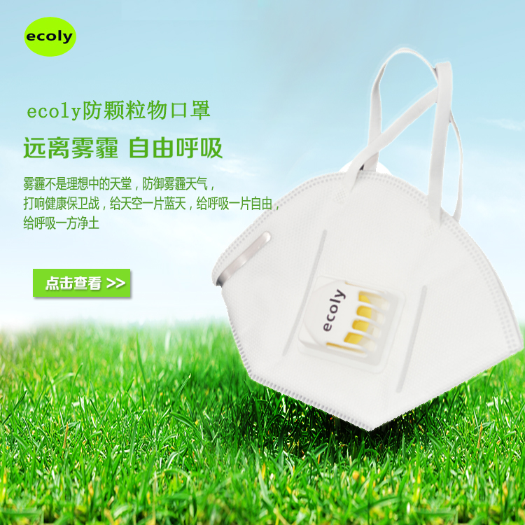 1001V 防霧霾pm2.5過(guò)濾式N95勞?？谡址缐m防護(hù)