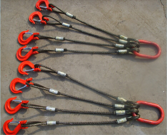 三腿鋼絲繩成套索具