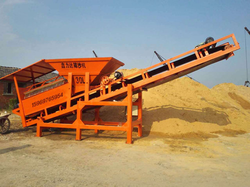 電動(dòng)篩沙機(jī)篩分效率高滾筒篩沙機(jī)