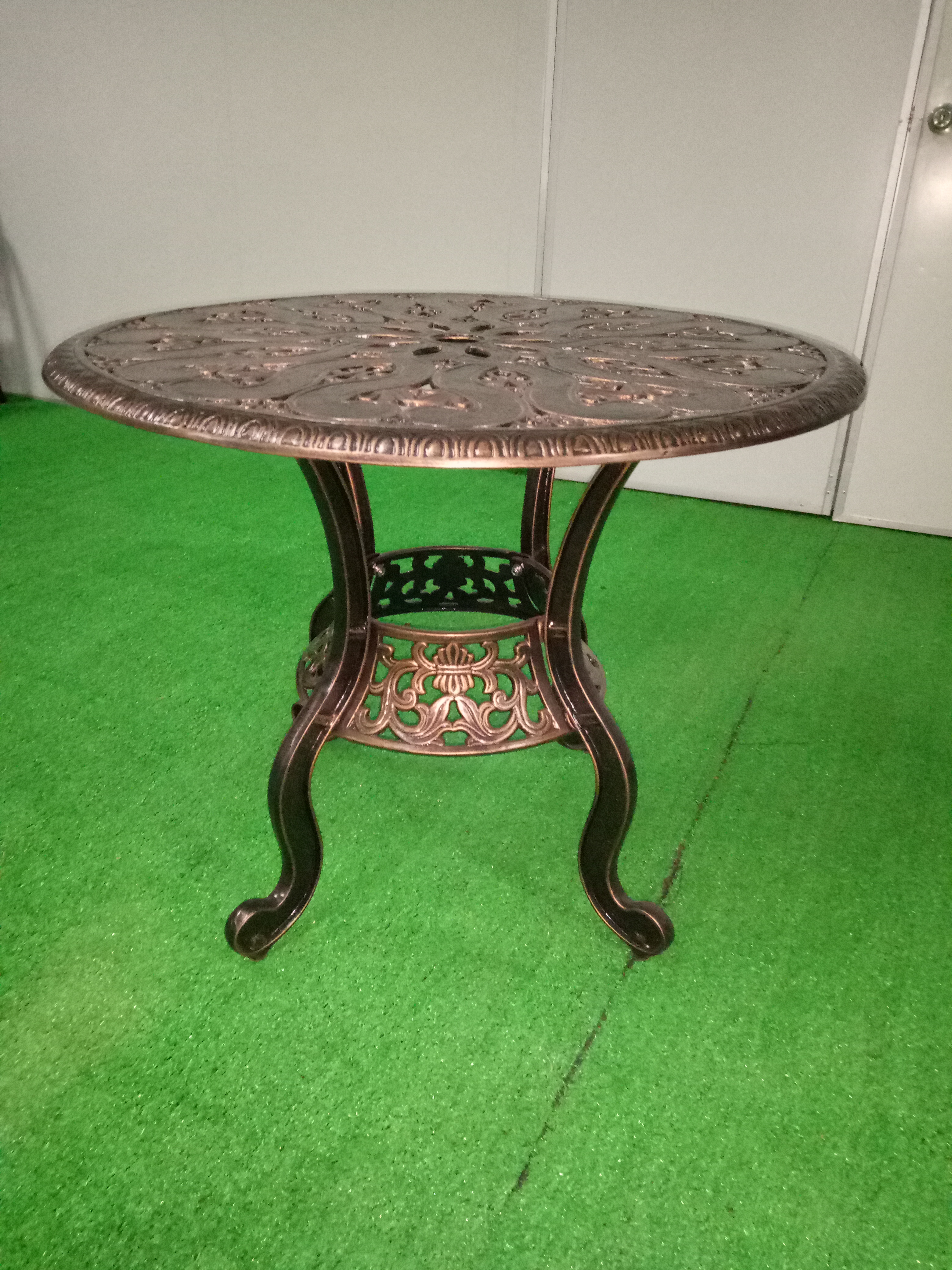 魔麗鑄鋁桌椅 戶外休閑家具生產(chǎn)廠家  戶外鑄鋁桌椅定做