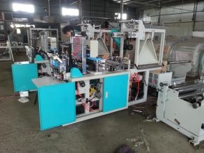 一次成型全自動無紡布制袋機 超聲波高速全自動制袋機