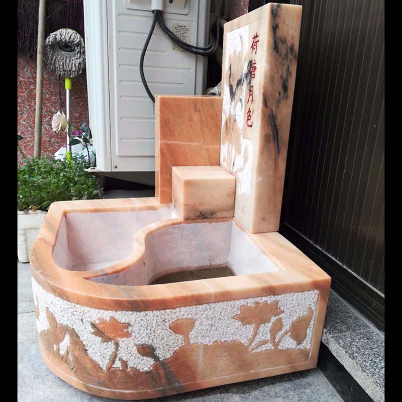 供應(yīng)流水?dāng)[件養(yǎng)花養(yǎng)魚盆金青石魚缸水缸廠家直銷