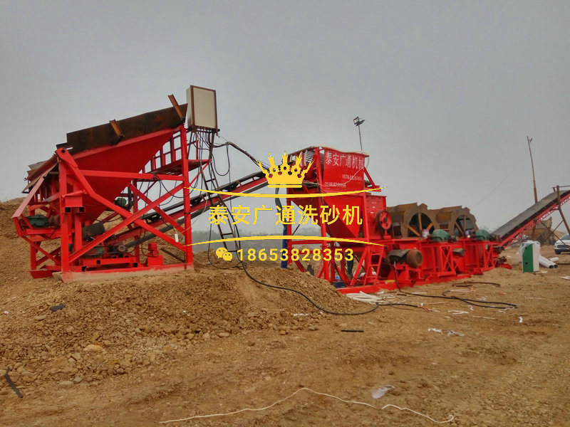 泰安制砂洗砂設(shè)備：水沖式制砂機(jī)