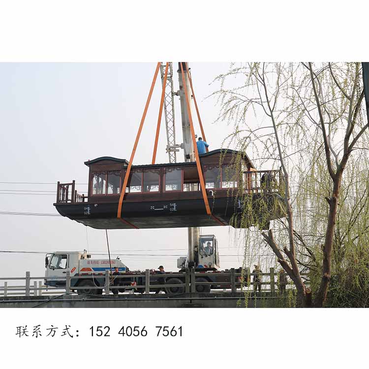 畫舫船  畫舫船仿古船 純手工木船