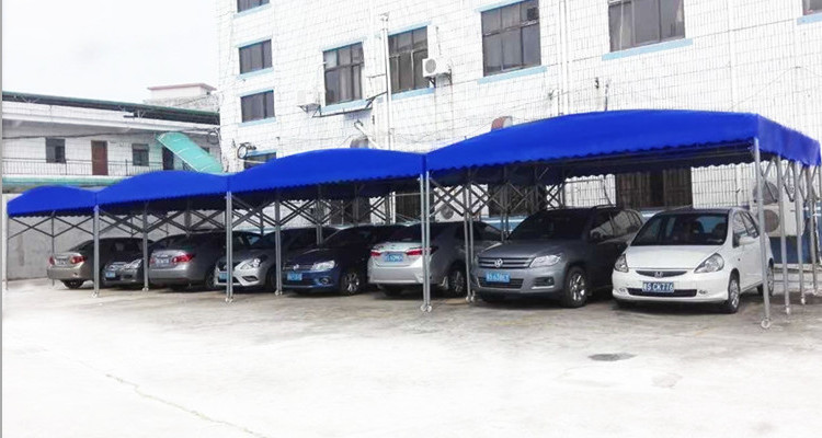 廠家定做活動推拉雨棚帆布棚移動倉儲雨蓬戶外活動帳篷大排檔雨蓬汽車活動車棚