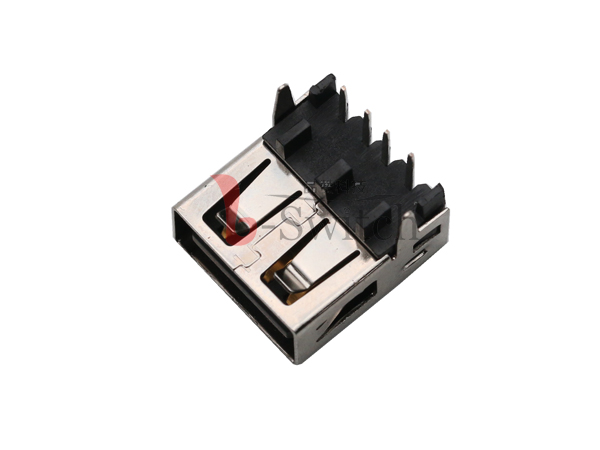 品贊直銷 USB AF 90度 直腳 墊高 規(guī)格14.15×14.6×5.12mm *低報價