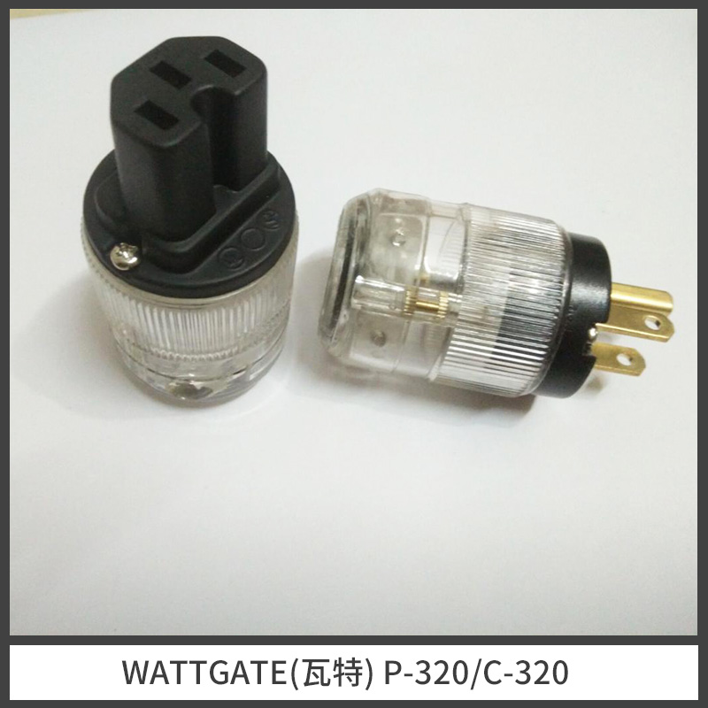 WATTGATE(瓦特) p-320c-320電源插頭 美標(biāo)發(fā)燒電源插頭