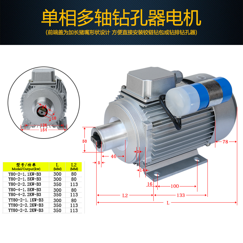供應用于木工鉸鏈鉆|合頁鉆孔|立臥鉆孔的單相豬嘴鉆包電機、佛山木工機械設備批發(fā)