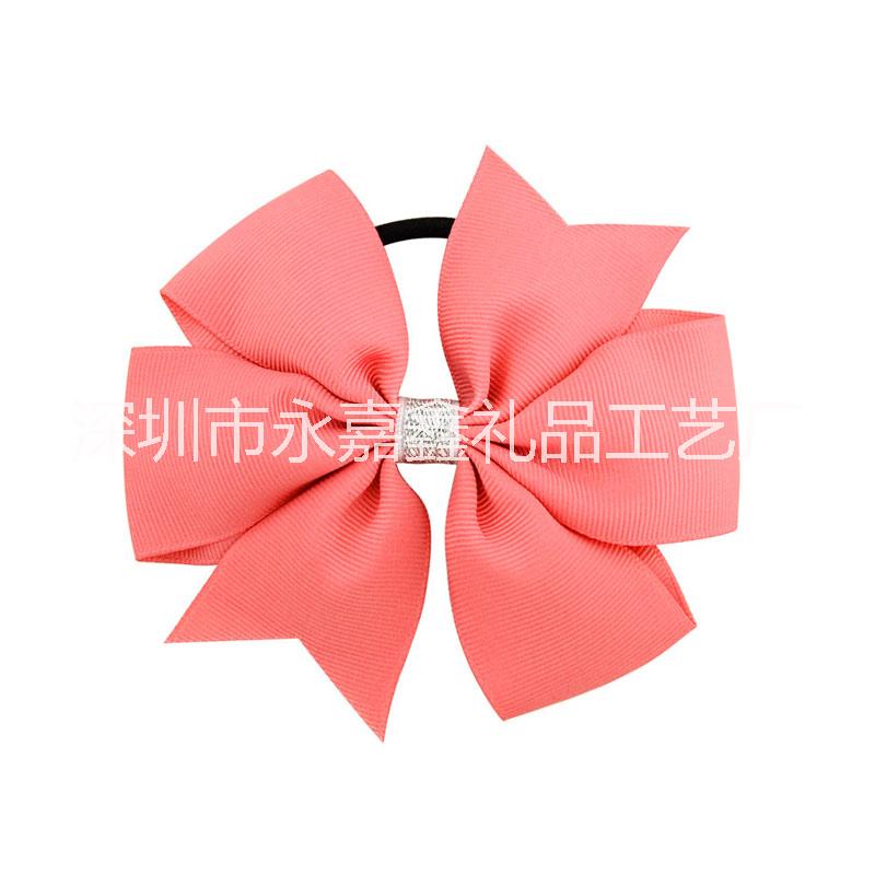 發(fā)圈韓國頭飾扎頭發(fā)頭繩布藝發(fā)繩森女系蝴蝶結(jié)橡皮筋頭花飾品螺紋帶手工蝴蝶結(jié)絲帶蝴蝶結(jié)頭繩