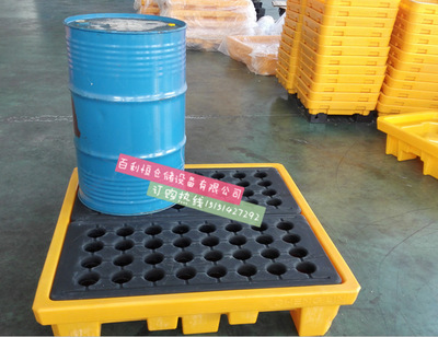 塑料防泄漏托盤(pán) 平臺(tái)接油盤(pán) 耐腐蝕卡板聚乙烯油桶