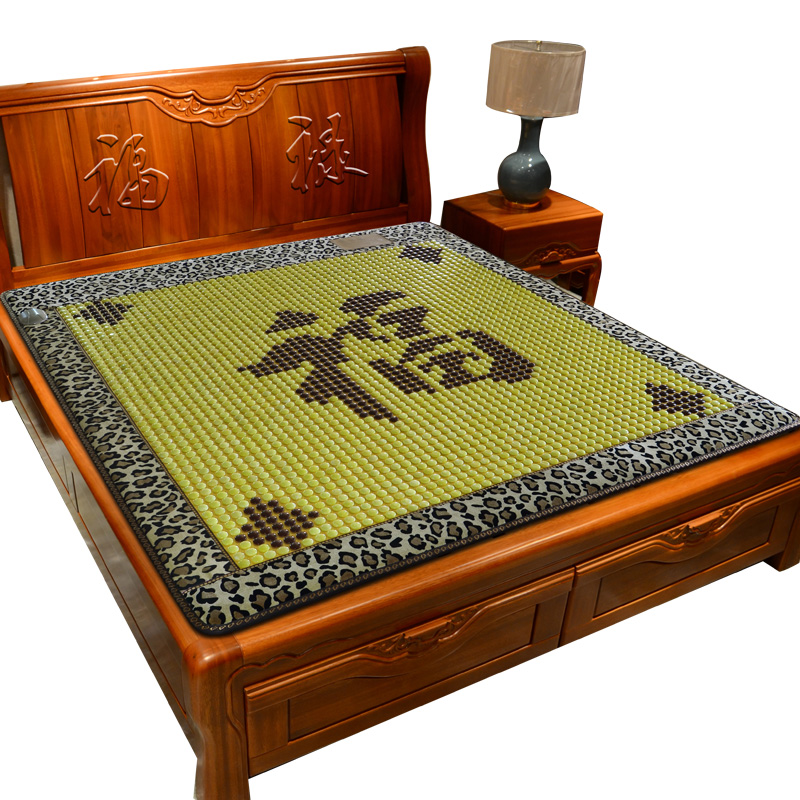 雙東玉鍺石床墊玉石床墊托瑪琳雙溫雙控遠(yuǎn)紅外線超長(zhǎng)波健加熱床墊