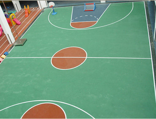 深圳籃球場(chǎng)施工  多少錢一平方