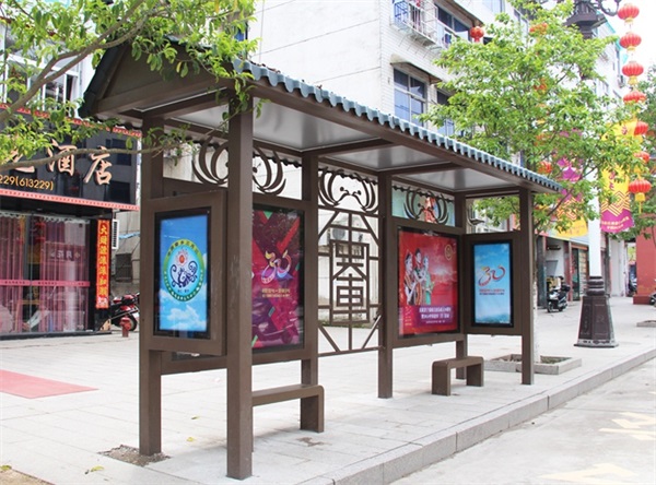 仿古候車亭 仿古公交候車亭定制公司 仿古公交候車亭多少錢 仿古公交候車亭定制電話