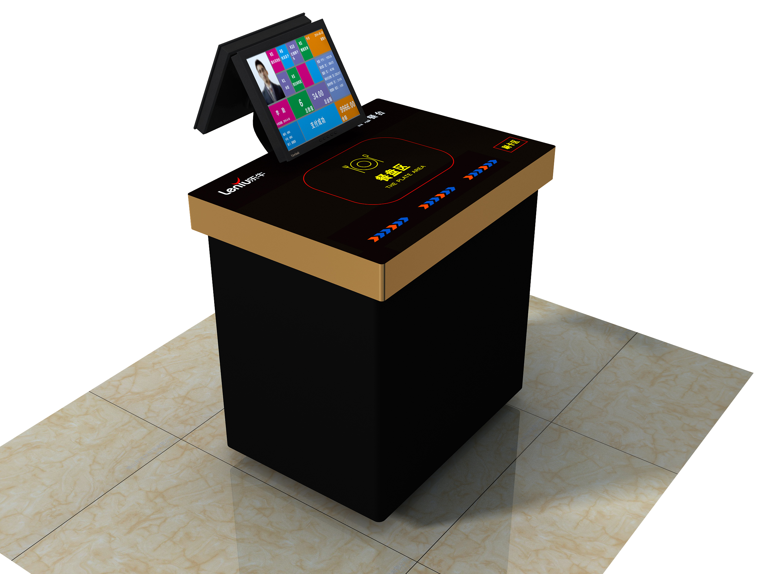 人臉識別 人臉識別智慧餐臺