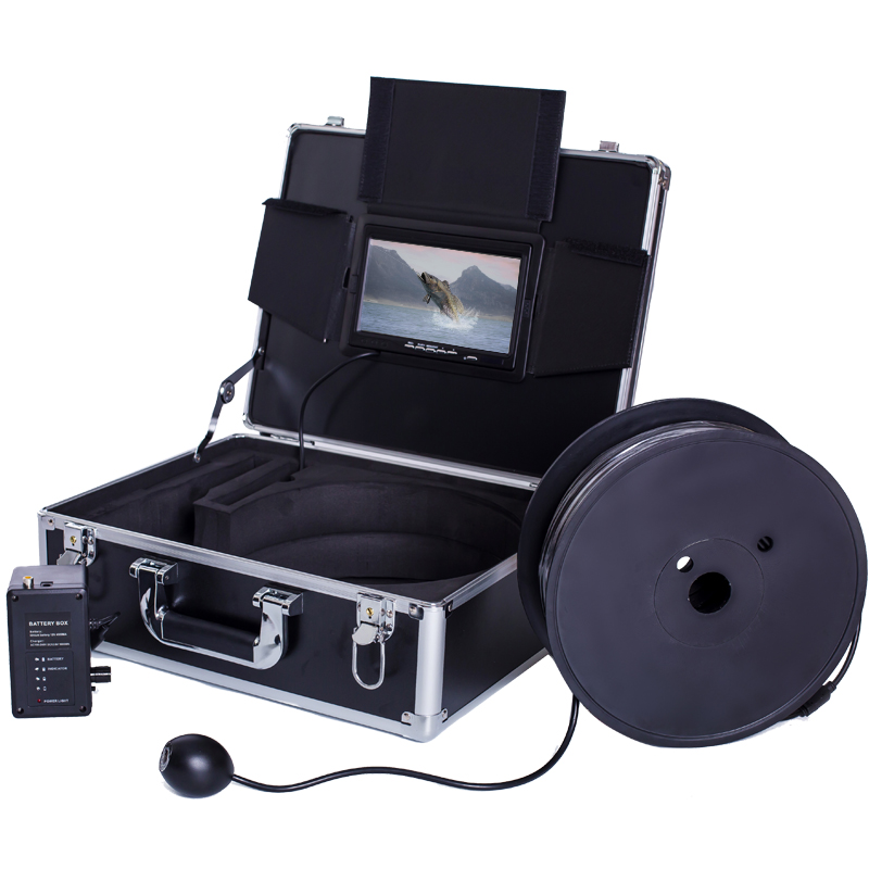 爾暢可視探魚器100米水下探測攝像機(jī)