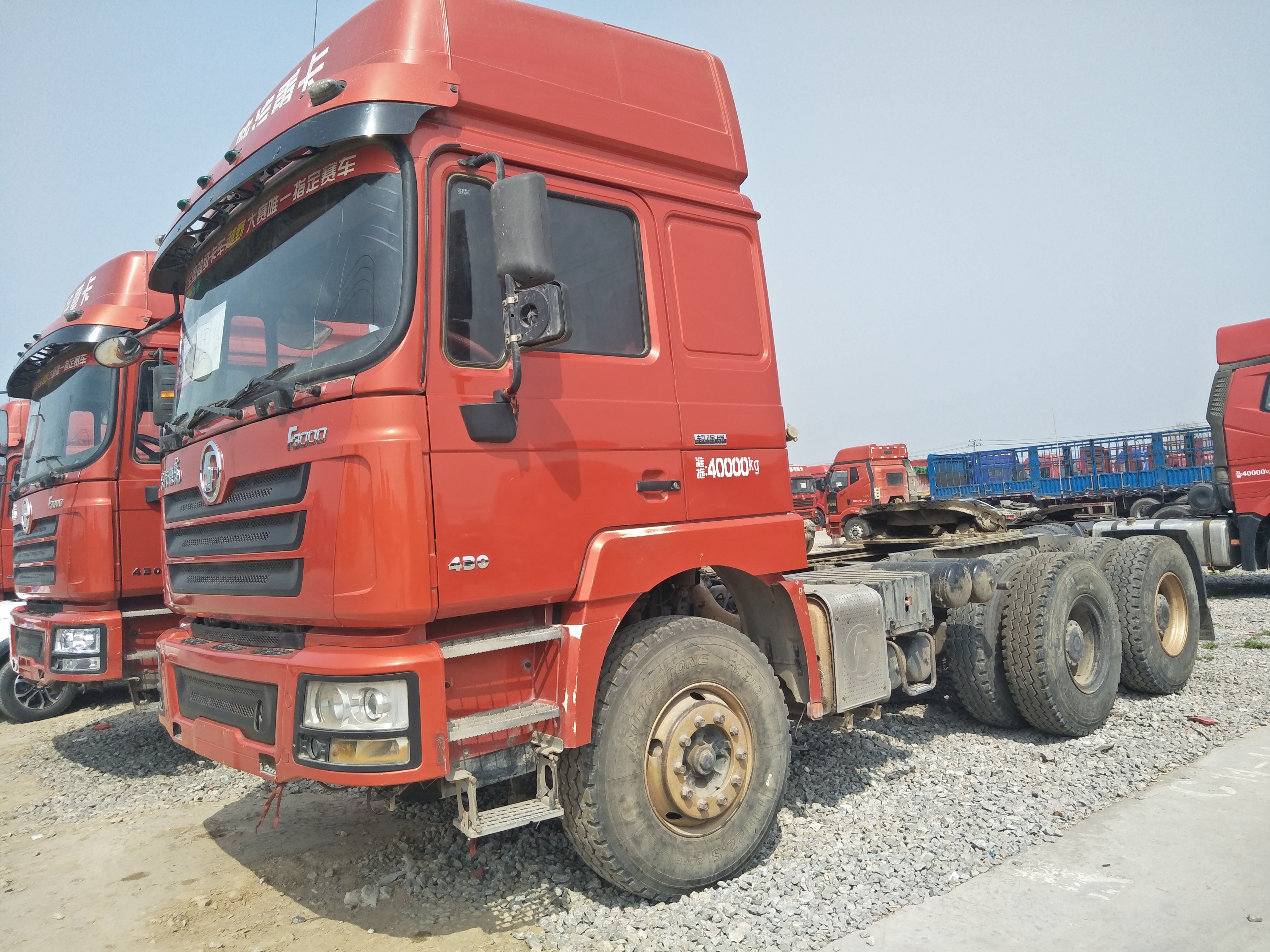 牽引車二手德龍拖頭二拖三德龍F(tuán)3000牽引車