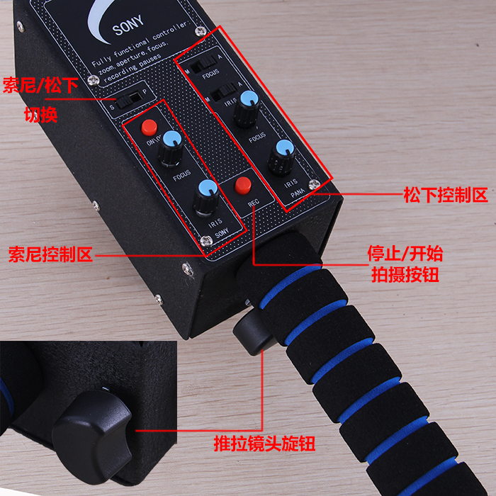 索尼全功能變焦聚焦光圈調(diào)節(jié)控制器