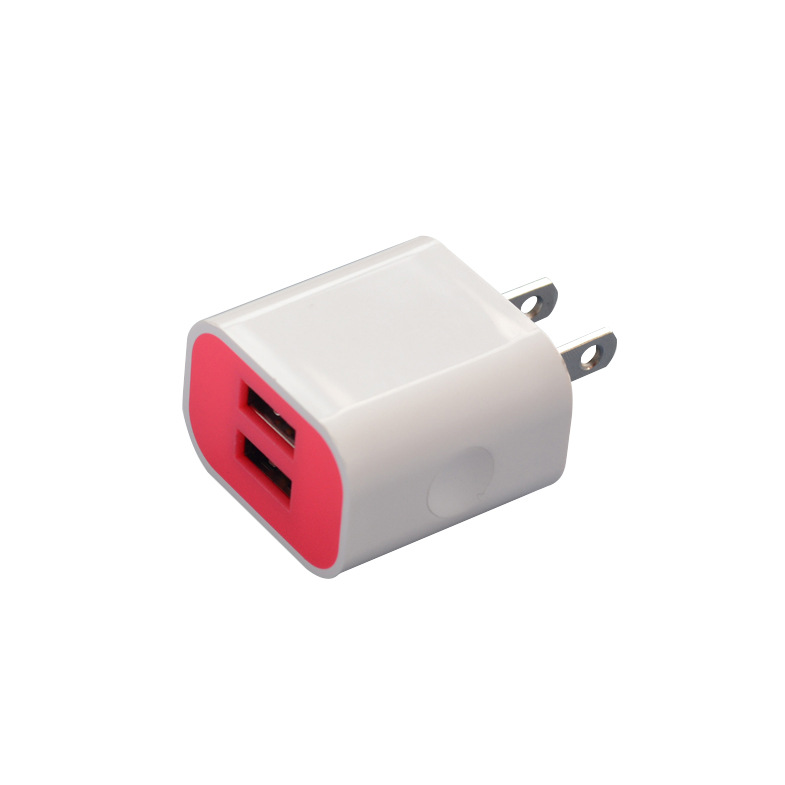 美規(guī)6代雙USB充電器 美規(guī)雙口充電器 2.1A快速美規(guī)手機(jī)USB充電器