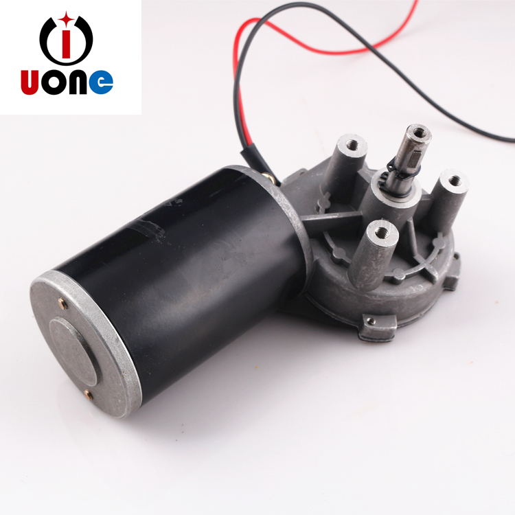 工廠直銷蝸輪蝸桿直流減速電機(jī)DC24V 45W車庫門電機(jī)直流電機(jī)