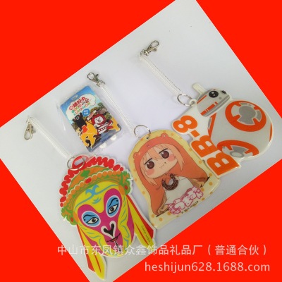 高周波電壓PVC行李牌 海綿夾層箱包行李牌 日本品質(zhì)卡通塑料掛件