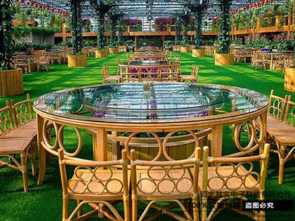 其實科技綠色生態(tài)餐廳智能玻璃溫室