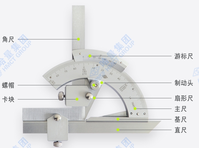 現(xiàn)貨供應哈量游標角度尺0-320°