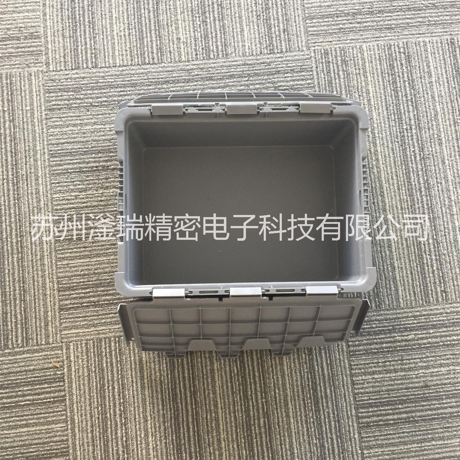 廠家直銷(xiāo)歐標(biāo)*EU46148翻蓋箱優(yōu)質(zhì)帶蓋周轉(zhuǎn)箱